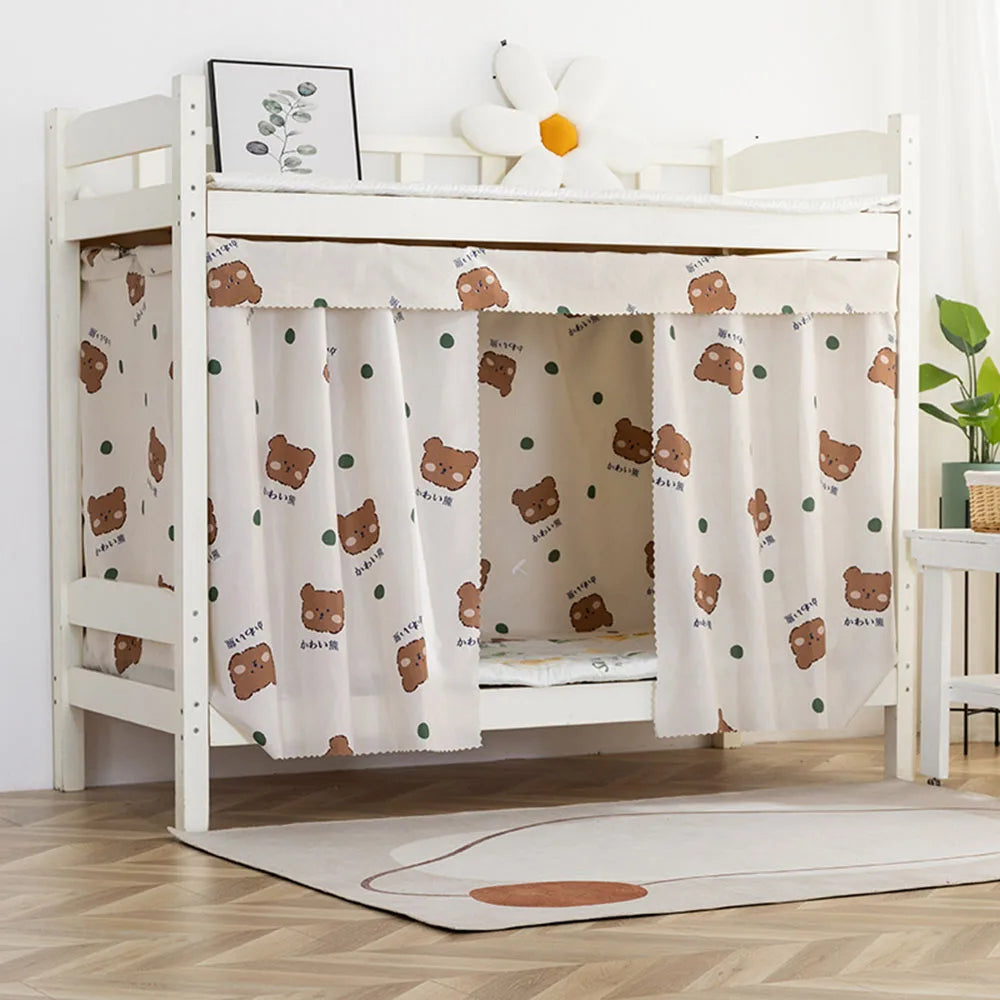 School Dormitory Bed Curtain Private Area Protection Bunk Curtain For School