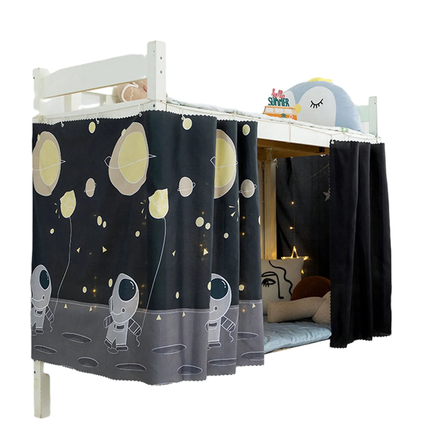 School Dormitory Bed Curtain Private Area Protection Bunk Curtain For School