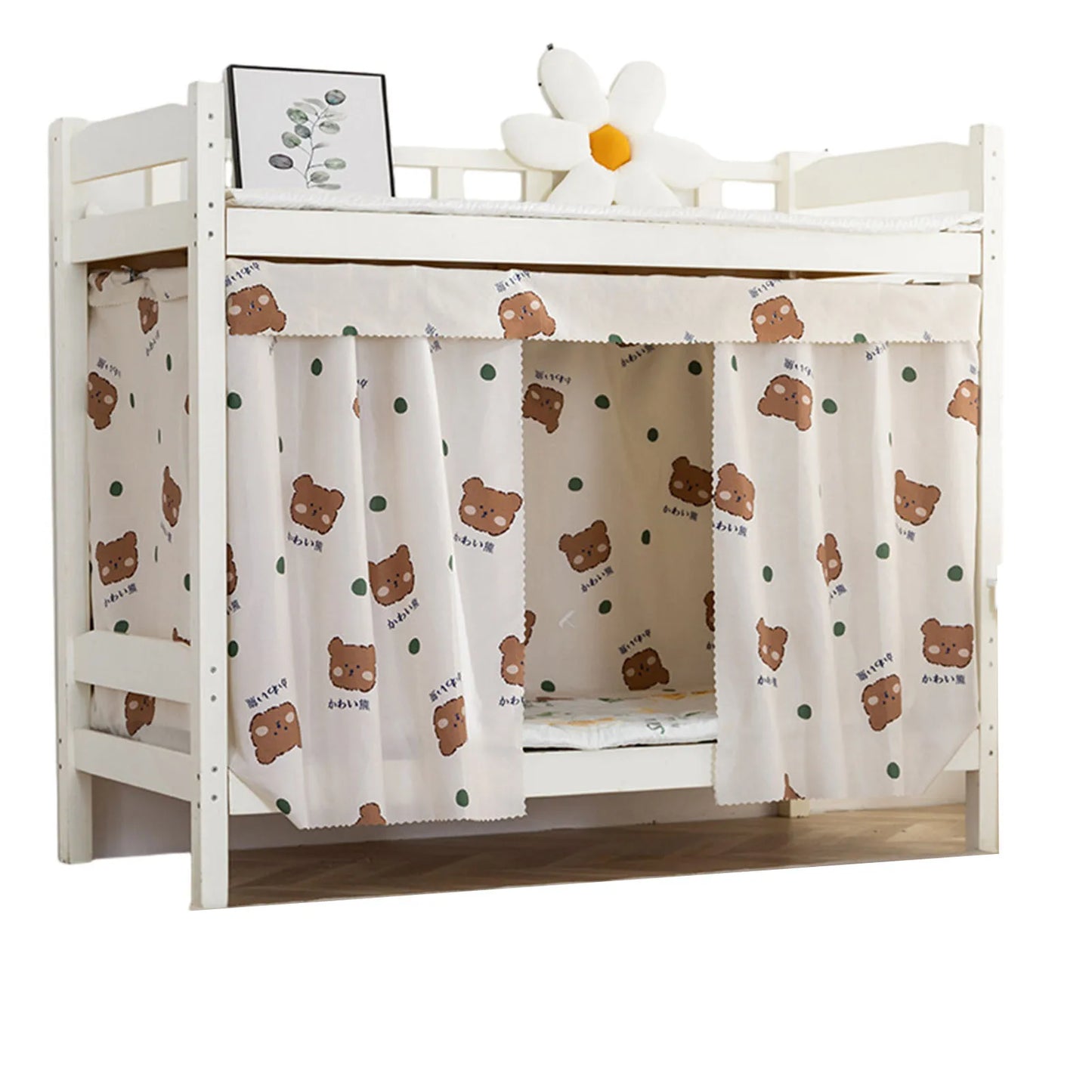 School Dormitory Bed Curtain Private Area Protection Bunk Curtain For School