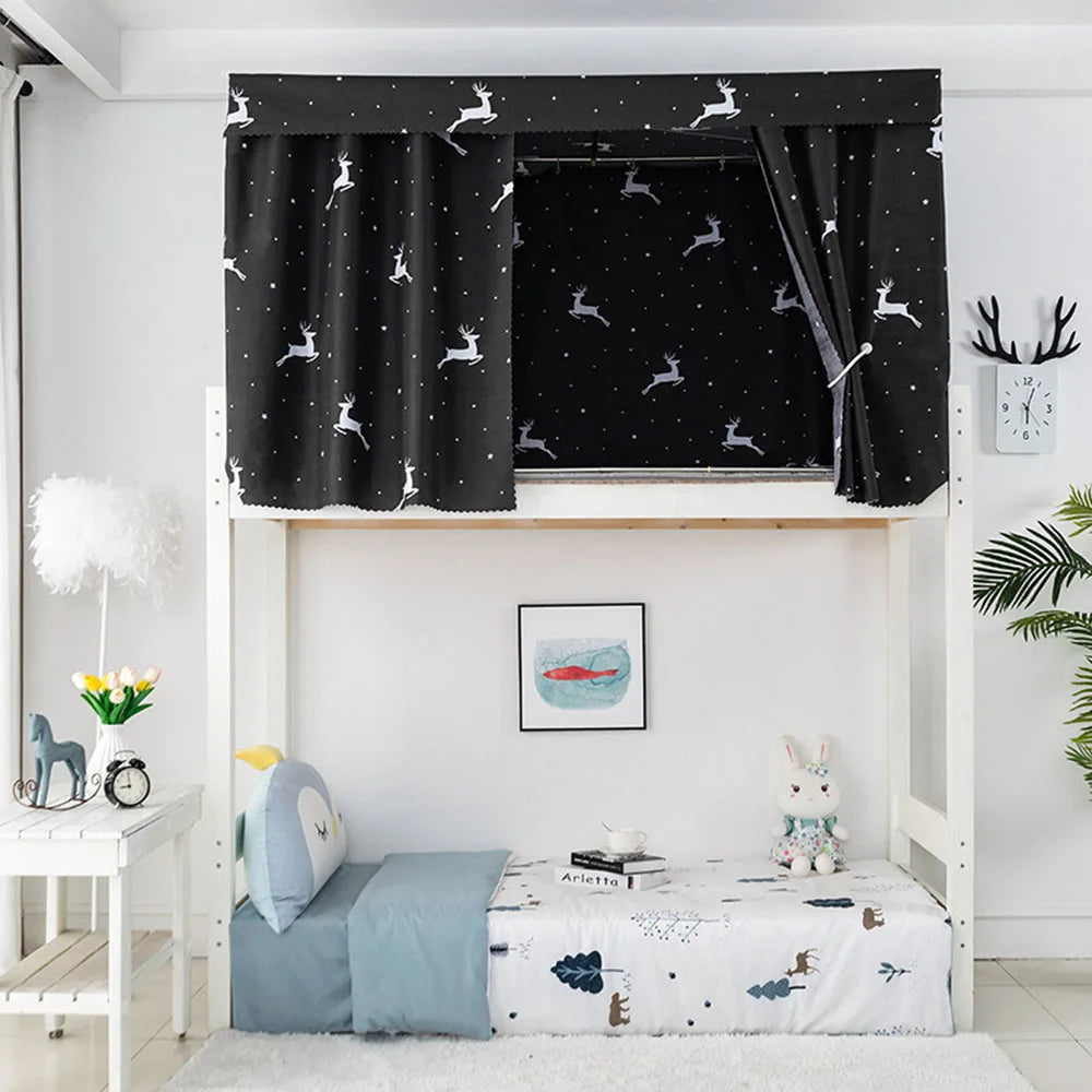 School Dormitory Bed Curtain Private Area Protection Bunk Curtain For School