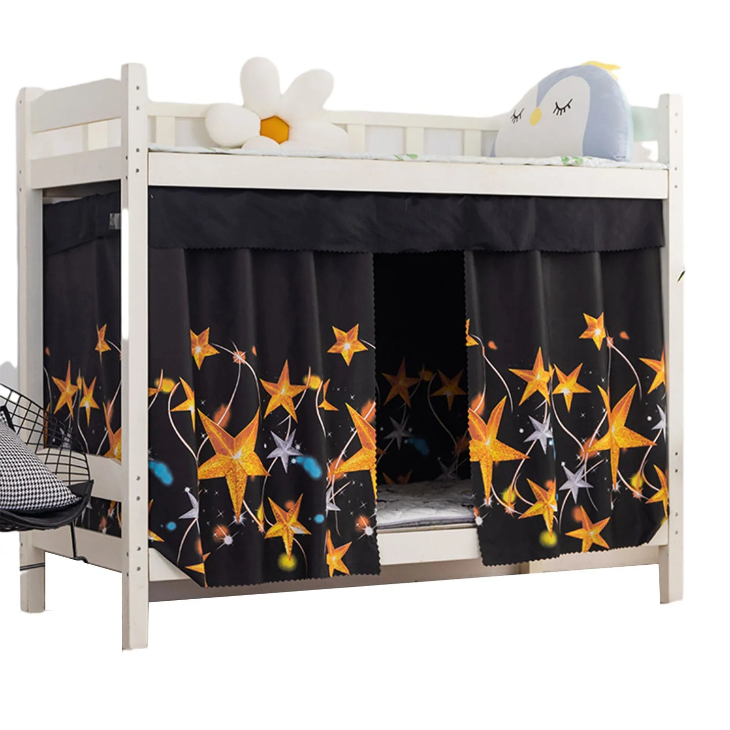 School Dormitory Bed Curtain Private Area Protection Bunk Curtain For School