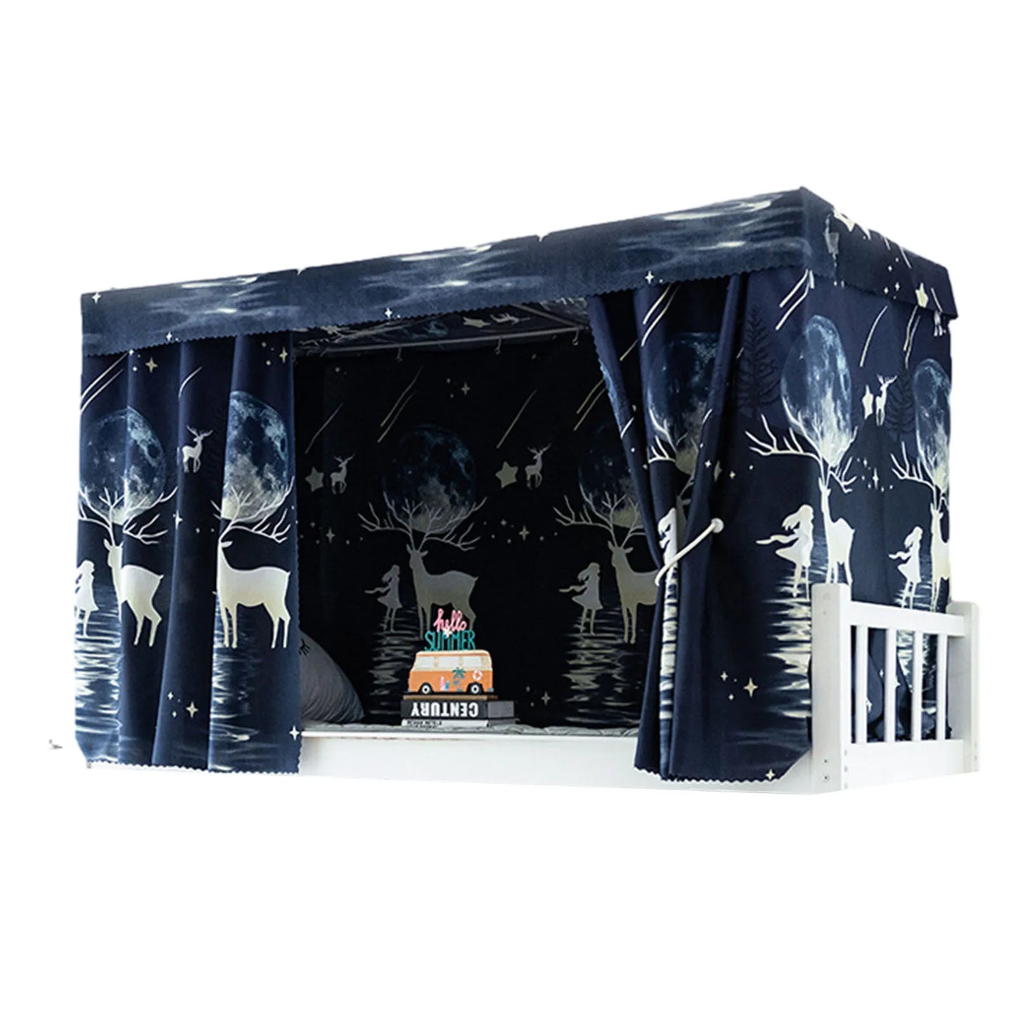 School Dormitory Bed Curtain Private Area Protection Bunk Curtain For School