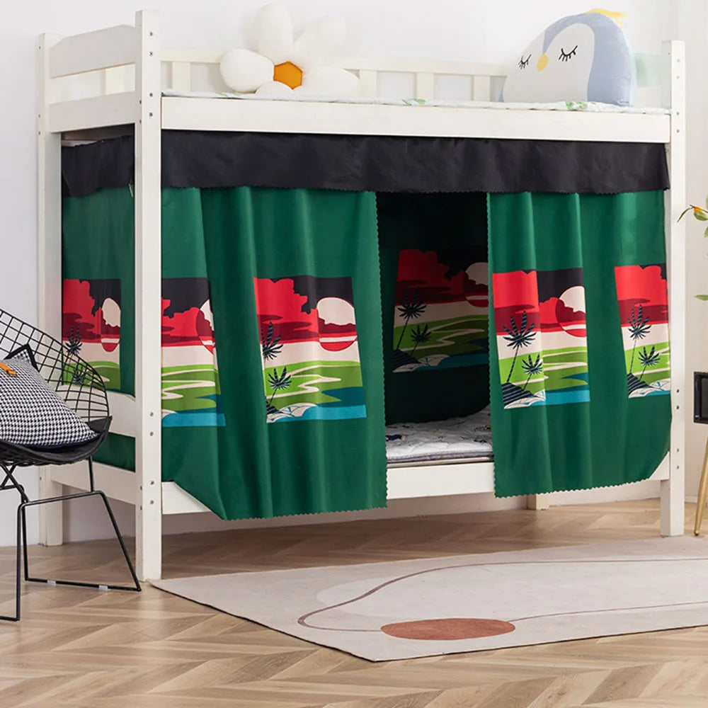 School Dormitory Bed Curtain Private Area Protection Bunk Curtain For School